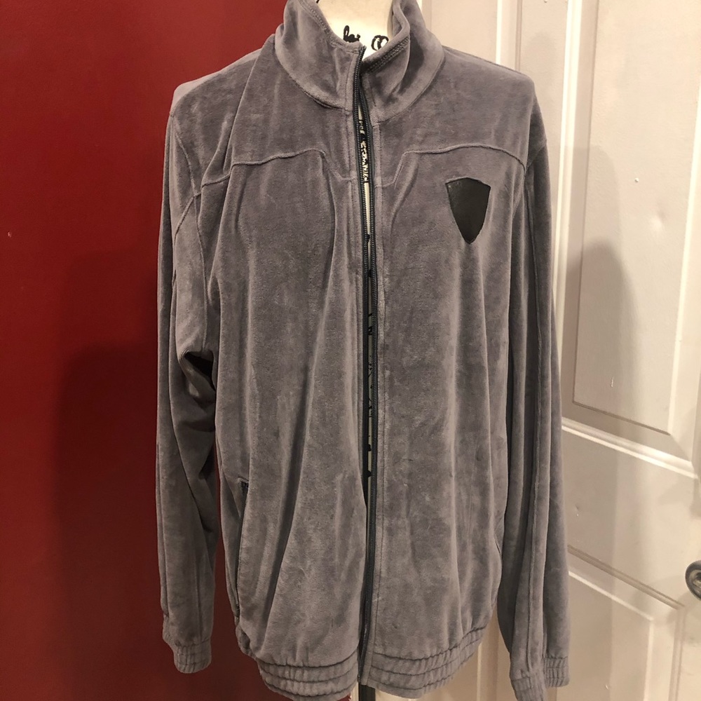 PUMA MEN'S VELOUR TRACKSUIT JACKET